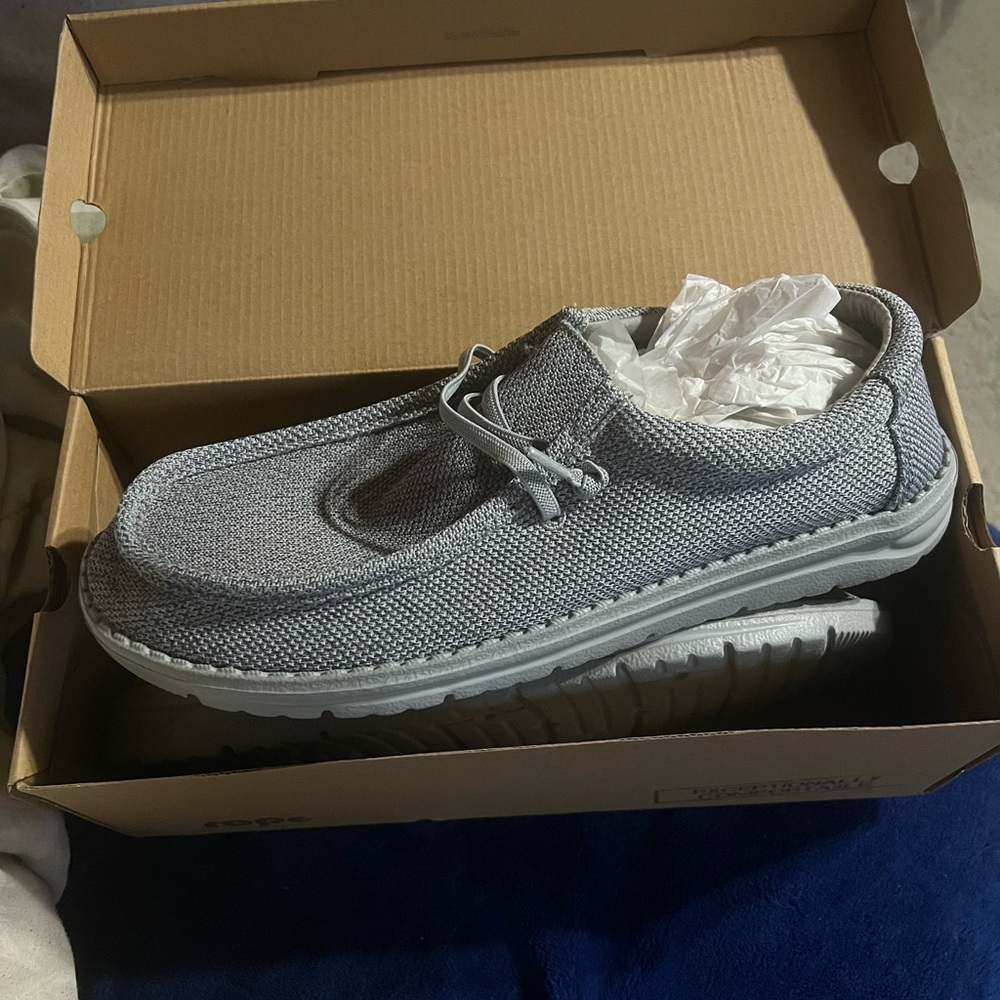 Effortless Gray Loafers Slip-On Comfort